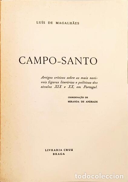 Libros: MAGALH&Atilde;ES. (Lu&iacute;s de) - CAMPO-SANTO. [DED. AUTOUR] - Foto 2