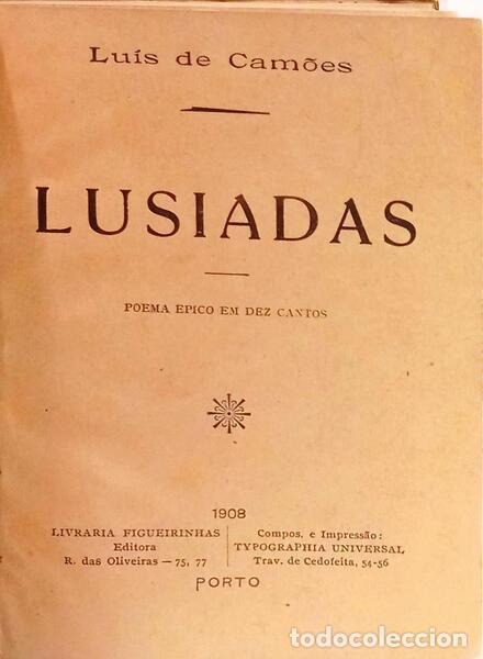 Libros: CAM&Otilde;ES. (Lu&iacute;s Vaz de) - LUSIADAS. - Foto 2