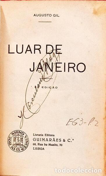 Libros: GIL. (Augusto) - LUAR DE JANEIRO. [3.&ordf; EDI&Ccedil;&Atilde;O] - Foto 1