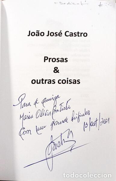 Libros: CASTRO. (Jo&atilde;o Jos&eacute;) - PROSAS & OUTRAS COISAS. - Foto 2