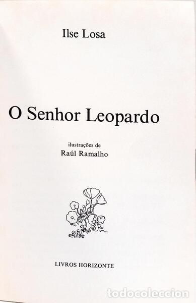 Libros: LOSA. (Ilse) - O SENHOR LEOPARDO. - Foto 2