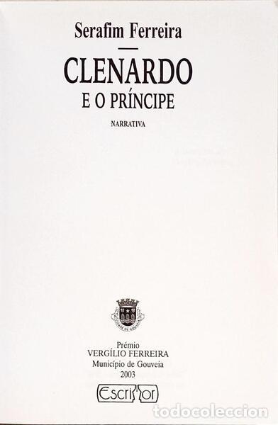 Libros: FERREIRA. (Serafim) - CLENARDO E O PR&Iacute;NCIPE. - Foto 2
