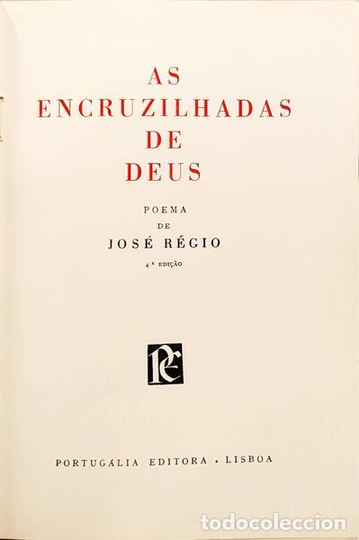 Libros: R&Eacute;GIO. (Jos&eacute;) - AS ENCRUZILHADAS DE DEUS. [2.&ordf; Edi&ccedil;&atilde;o] - Foto 2