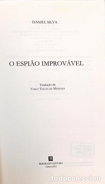 Libros: SILVA. (Daniel) - O ESPI&Atilde;O IMPROV&Aacute;VEL. - Foto 2