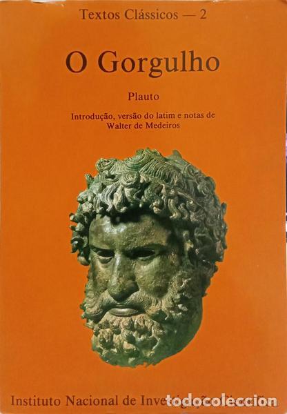 Libros: PLAUTO. (Tito M&aacute;cio) - O GORGULHO. - Foto 1