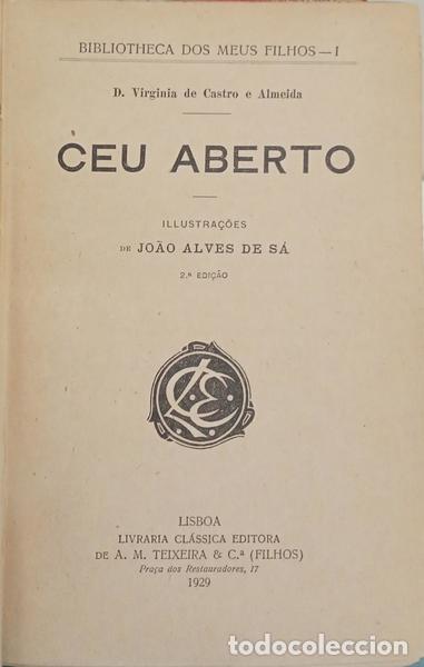 B&uuml;cher: CASTRO E ALMEIDA. (Virg&iacute;nia de) - C&Eacute;U ABERTO.