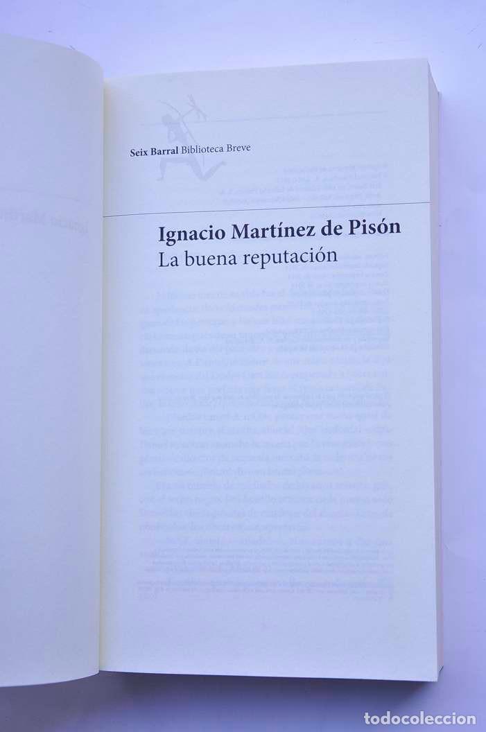 Libros: La buena reputaci&oacute;n - MART&Iacute;NEZ DE PIS&Oacute;N, Ignacio - Foto 2