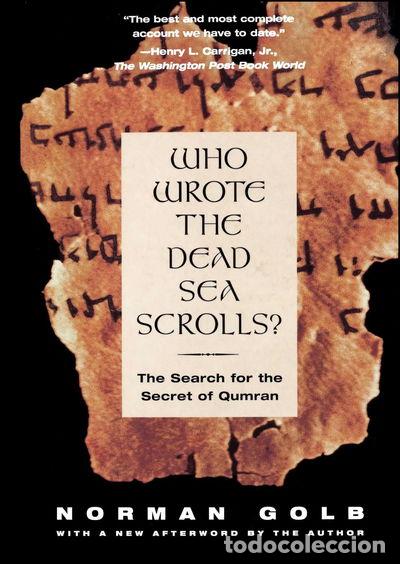 Libros: Who Wrote the Dead Sea Scrolls?- 9780684806921 - Foto 1