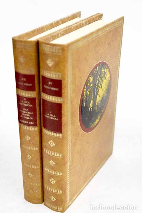 Libros: La isla misteriosa ; Una invernada entre los hielos ; Mart&iacute;n Paz.- Verne, Julio