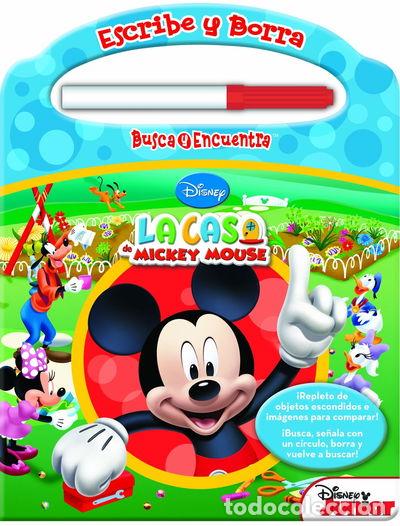 Libros: Pintar y borrar. La casa de Mickey Mouse- 9781450883702