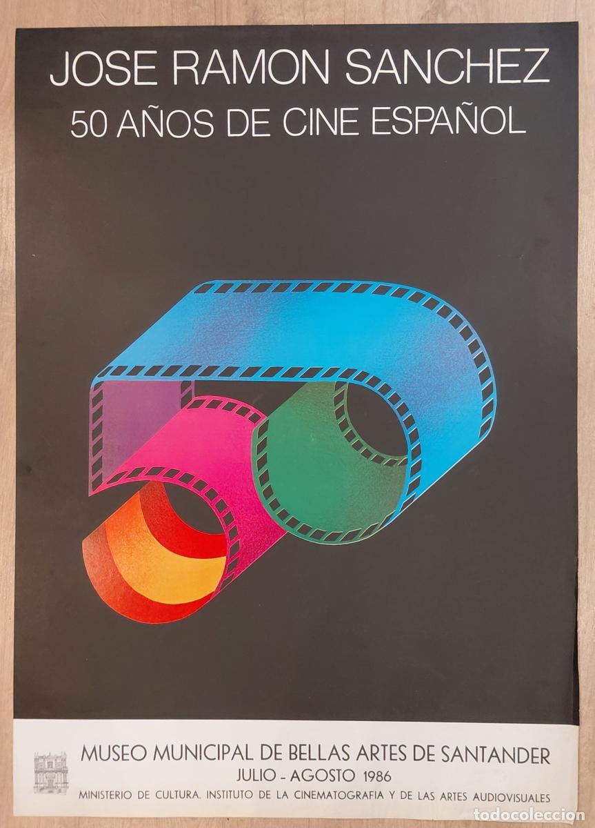 B&uuml;cher: Cartel. JOS&Eacute; RAM&Oacute;N S&Aacute;NCHEZ. 50 A&Ntilde;OS DE CINE ESPA&Ntilde;OL. -