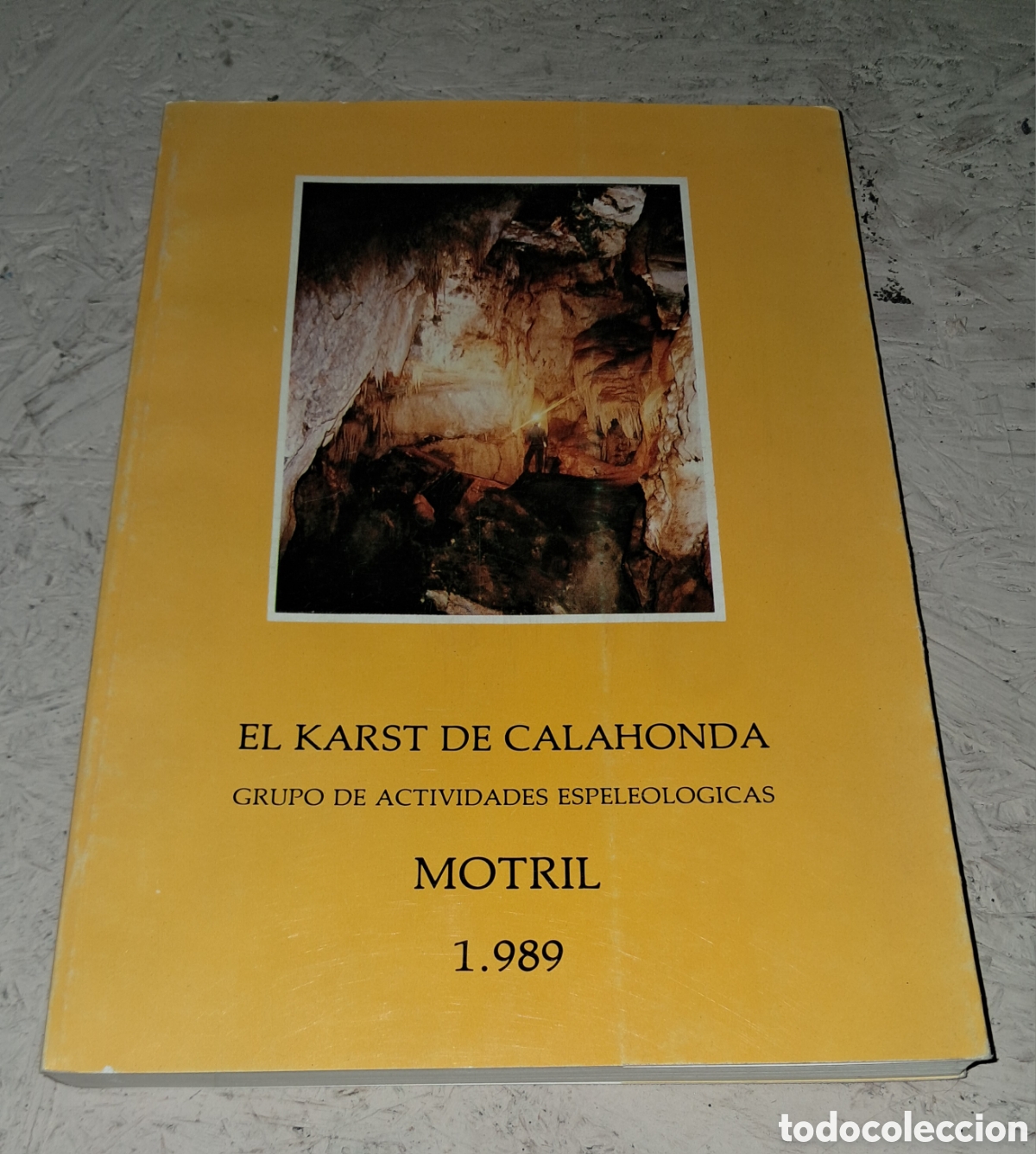 Libros: EL KARST DE CALAHONA, GRUPO DE ACTIVIDADES ESPELEOLOGIGAS, MOTRIL 1989