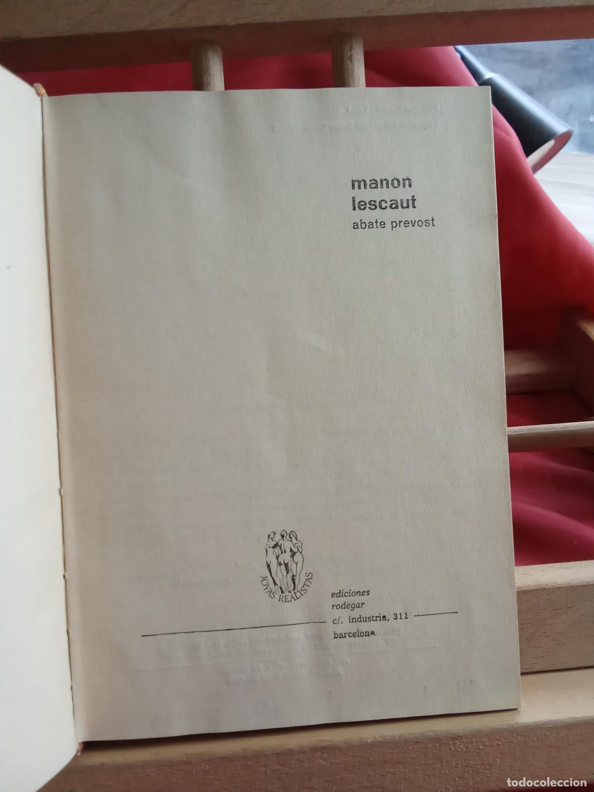 Libros: Manon lescau. Abate Prevost L.23704-501 - Foto 3