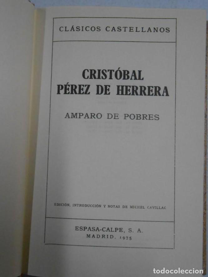 Libros: AMPARO DE POBRES. CRIST&Oacute;BAL P&Eacute;REZ DE HERRERA. TDK227 - - Foto 2