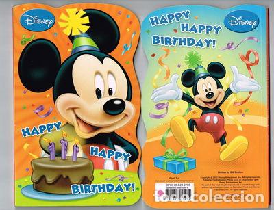 Libros: Mickey Mouse Happy Happy Birthday!- 9781453055984