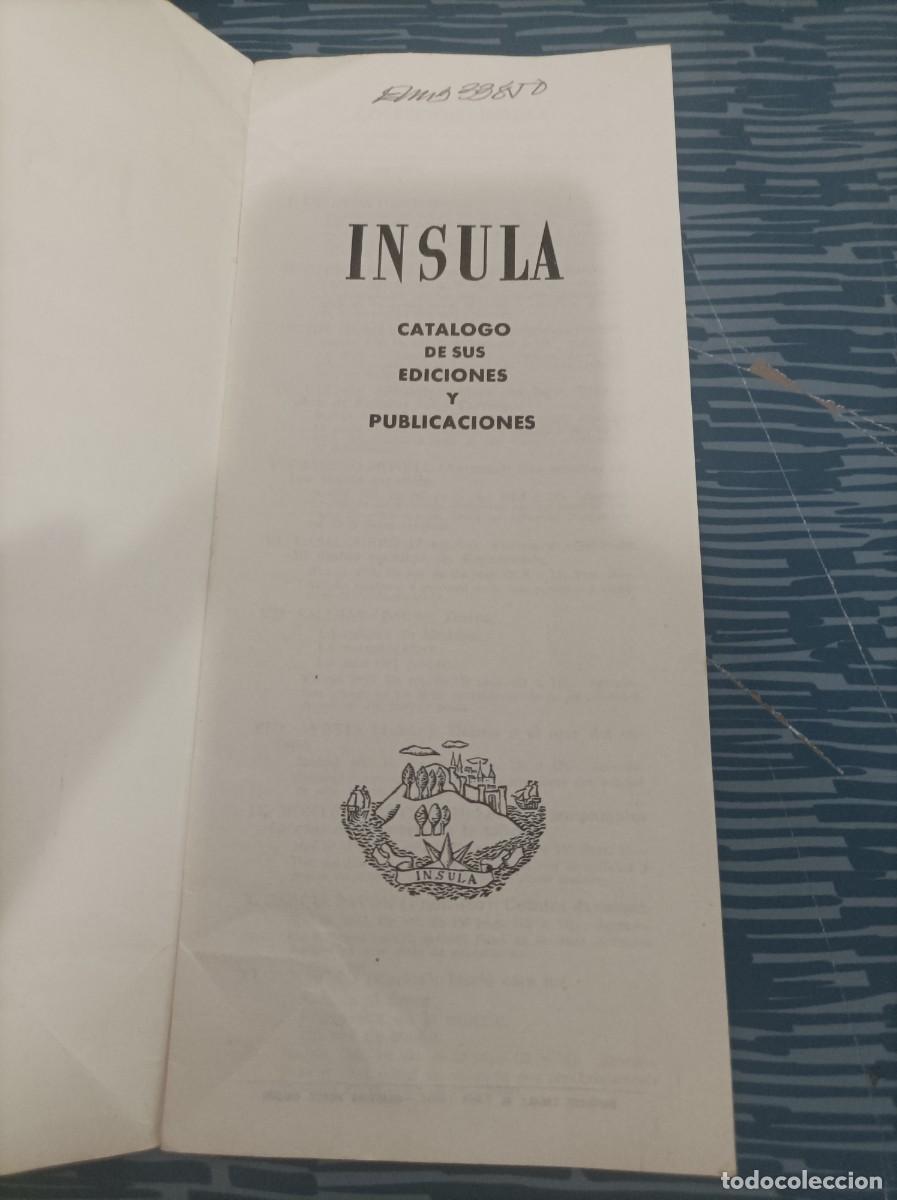 Libros: INSULA, EDICIONES Y PUBLICACIONES,CATALOGO,1963,15 P&Aacute;GINAS. - Foto 2