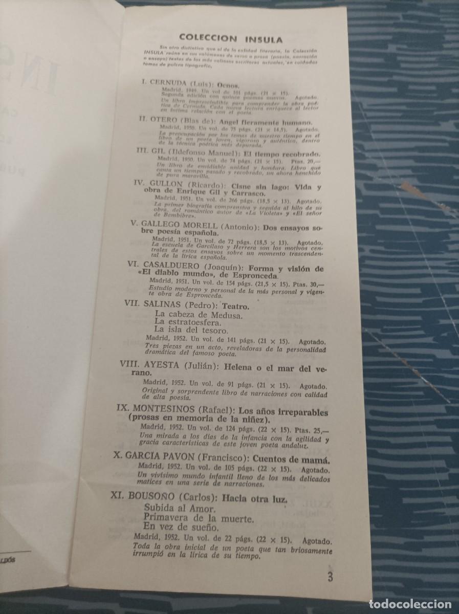 Libros: INSULA, EDICIONES Y PUBLICACIONES,CATALOGO,1963,15 P&Aacute;GINAS. - Foto 3