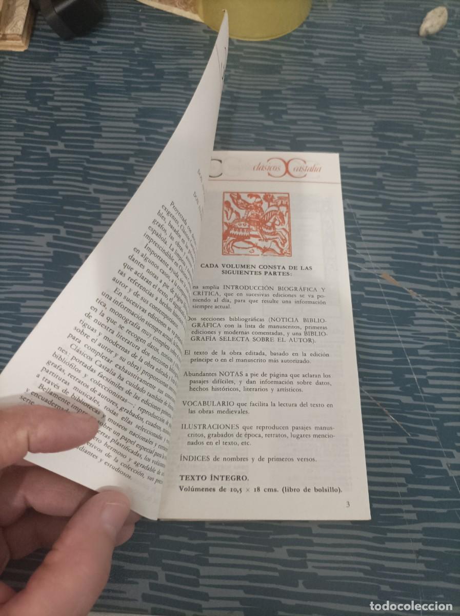 Libros: EDITORIAL CASTALIA, CAT&Aacute;LOGO 1985,56 P&Aacute;GINAS. - Foto 3