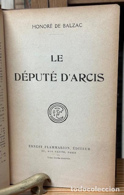Libros: LE D&Eacute;PUT&Eacute; DARCIS - BALZAC, Honor&eacute; de - Foto 1
