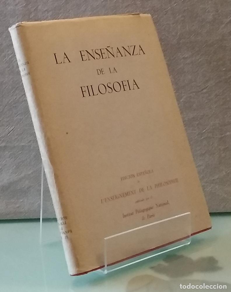 Libros: La ense&ntilde;anza de la filosof&iacute;a (edici&oacute;n espa&ntilde;ola) - vvaa