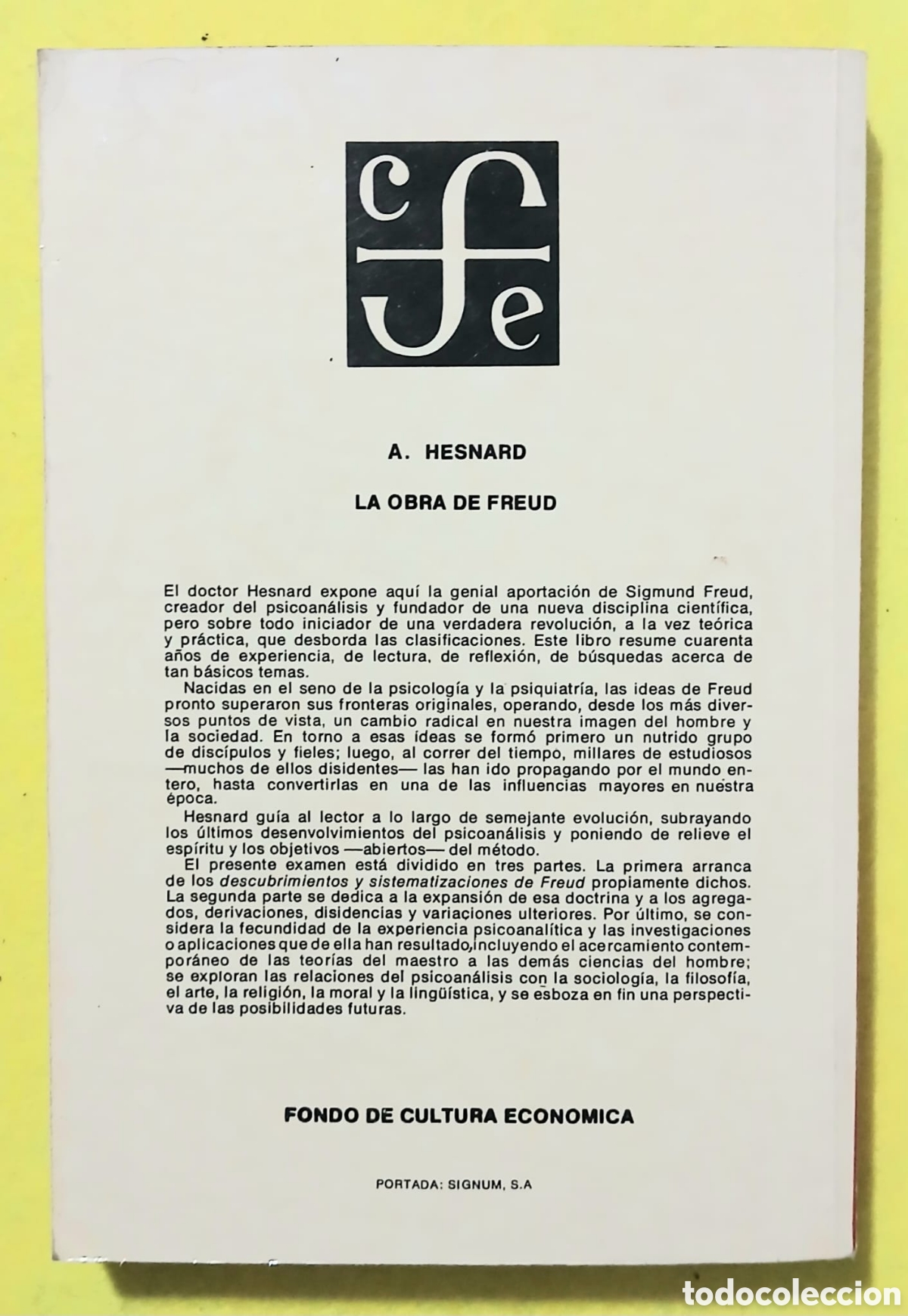 Libros: La obra de Freud, A.Hesnard - Foto 2