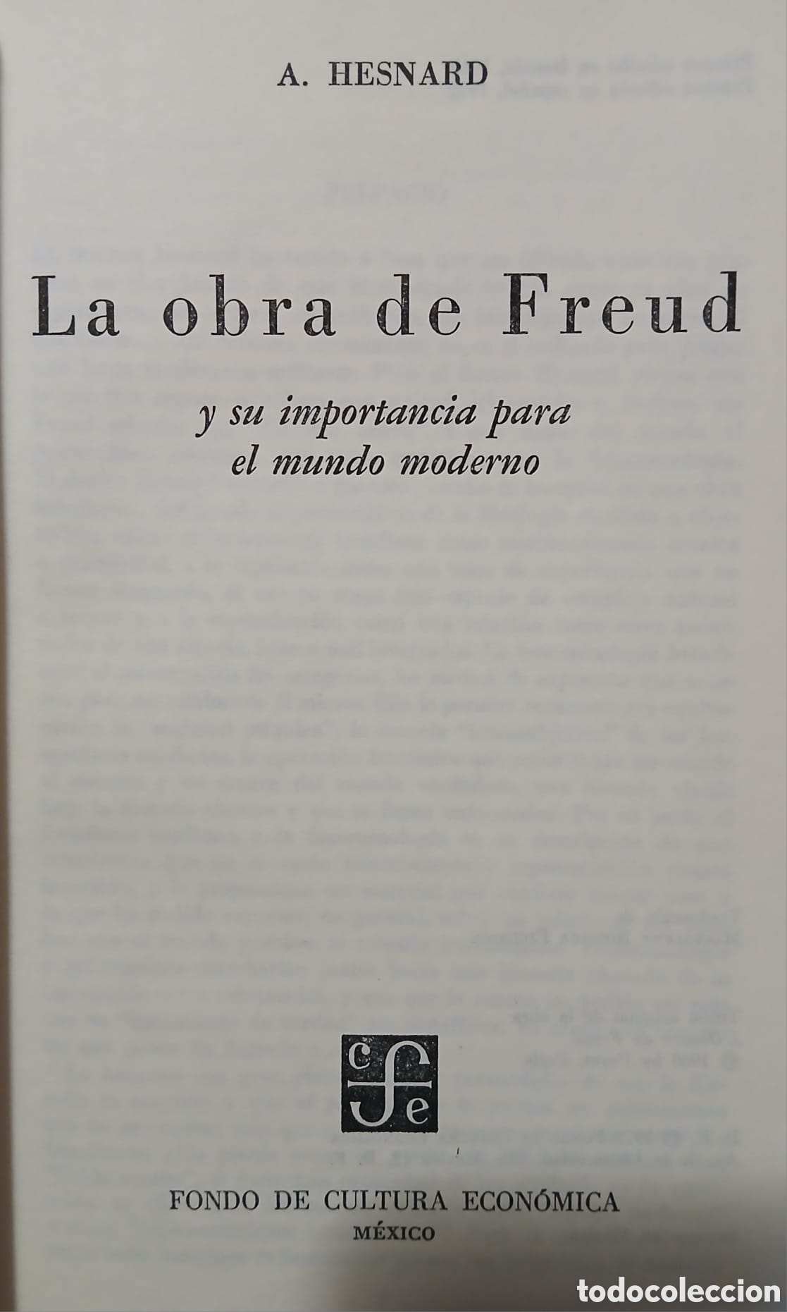 Libros: La obra de Freud, A.Hesnard - Foto 3