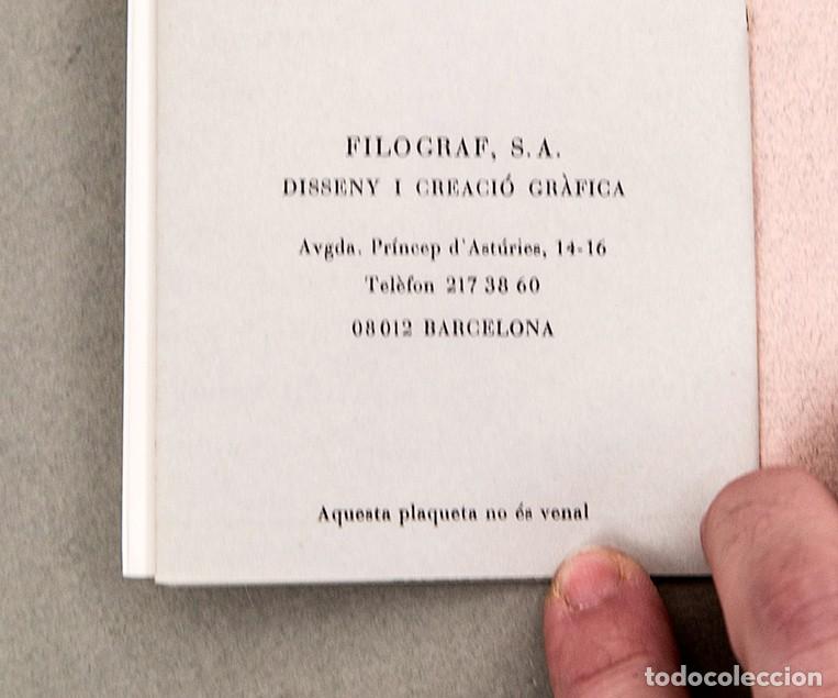 Libros: FILOGRAF - GIRALT MIRACLE - TRES SONETS - Foto 7
