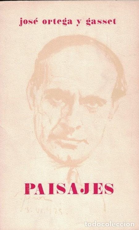 Libros: PAISAJES. - Ortega y Gasset. Jos&eacute;, - Foto 1