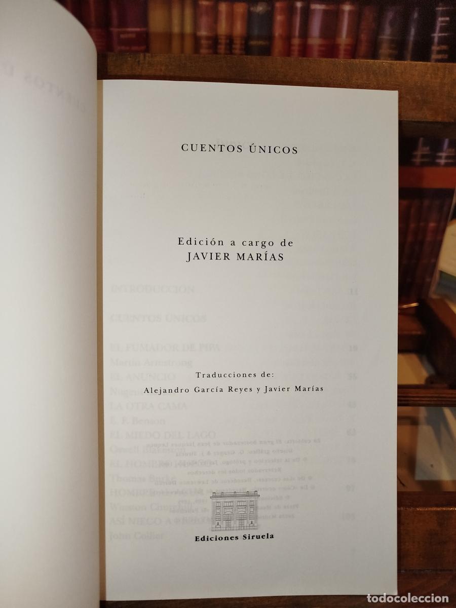 Libros: Cuentos &uacute;nicos - Mar&iacute;as, Javier (1951-2022) - Foto 4