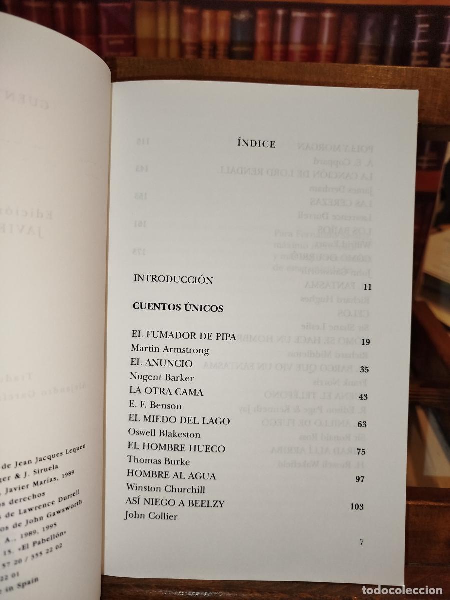 Libros: Cuentos &uacute;nicos - Mar&iacute;as, Javier (1951-2022) - Foto 6
