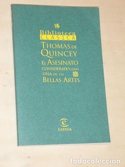 B&uuml;cher: El asesinato considerado como una de las bellas artes- 9788423991655
