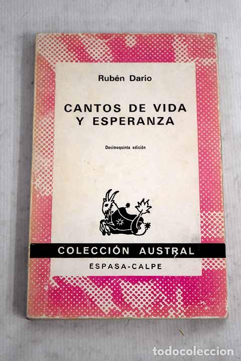 Libros: Cantos de vida y esperanza.- Dar&iacute;o, Rub&eacute;n - Foto 1