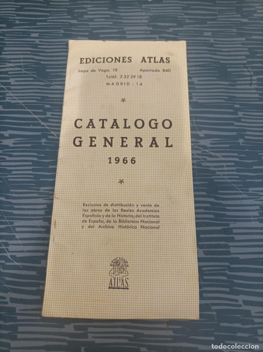 Libros: EDICIONES ATLAS, CAT&Aacute;LOGO GENERAL,1966,70 P&Aacute;GINAS. - Foto 1