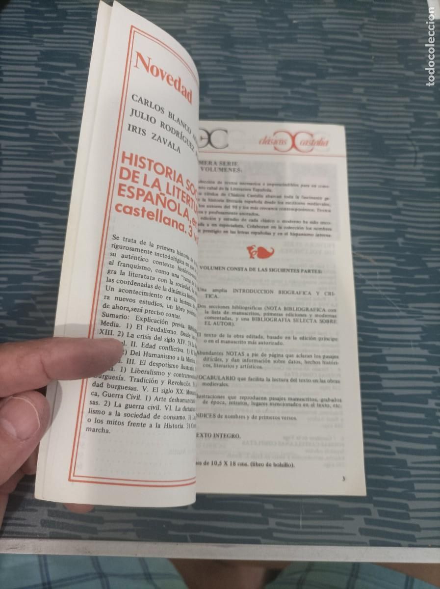 Libros: EDITORIAL CASTALIA,CATALOGO 1978,62 P&Aacute;GINAS. - Foto 3