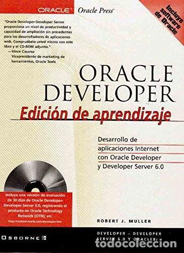 B&uuml;cher: Oracle Developer. Edici&oacute;n de aprendizaje- 9788448130022