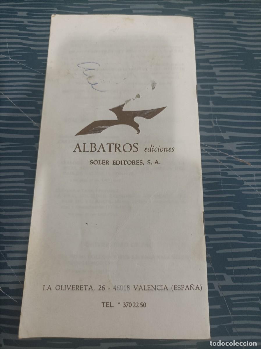 Libros: CATALOGO GENERAL,ALBATROS EDICIONES,SOLER EDITORES S.A,1985,23 P&Aacute;GINAS. - Foto 4