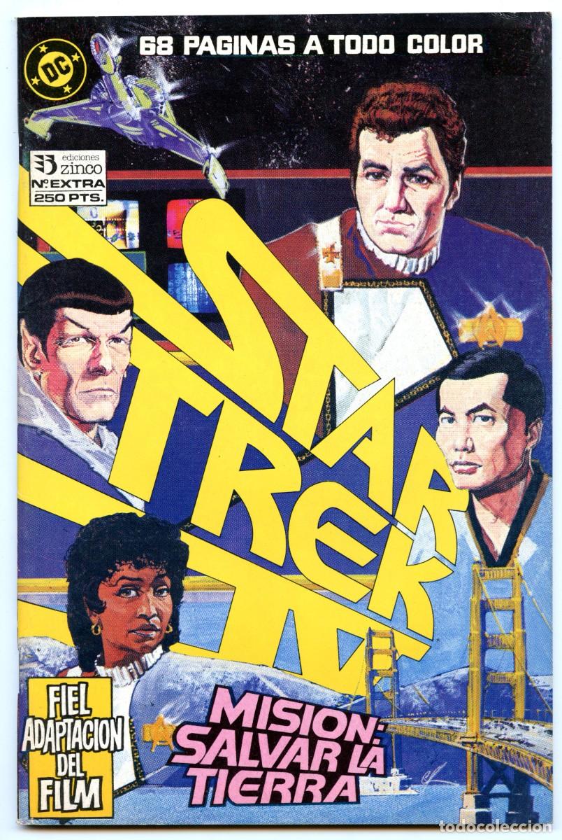 Libros: STAR TREK IV - MISI&Oacute;N: SALVAR A LA TIERRA (Zinco, 1987)