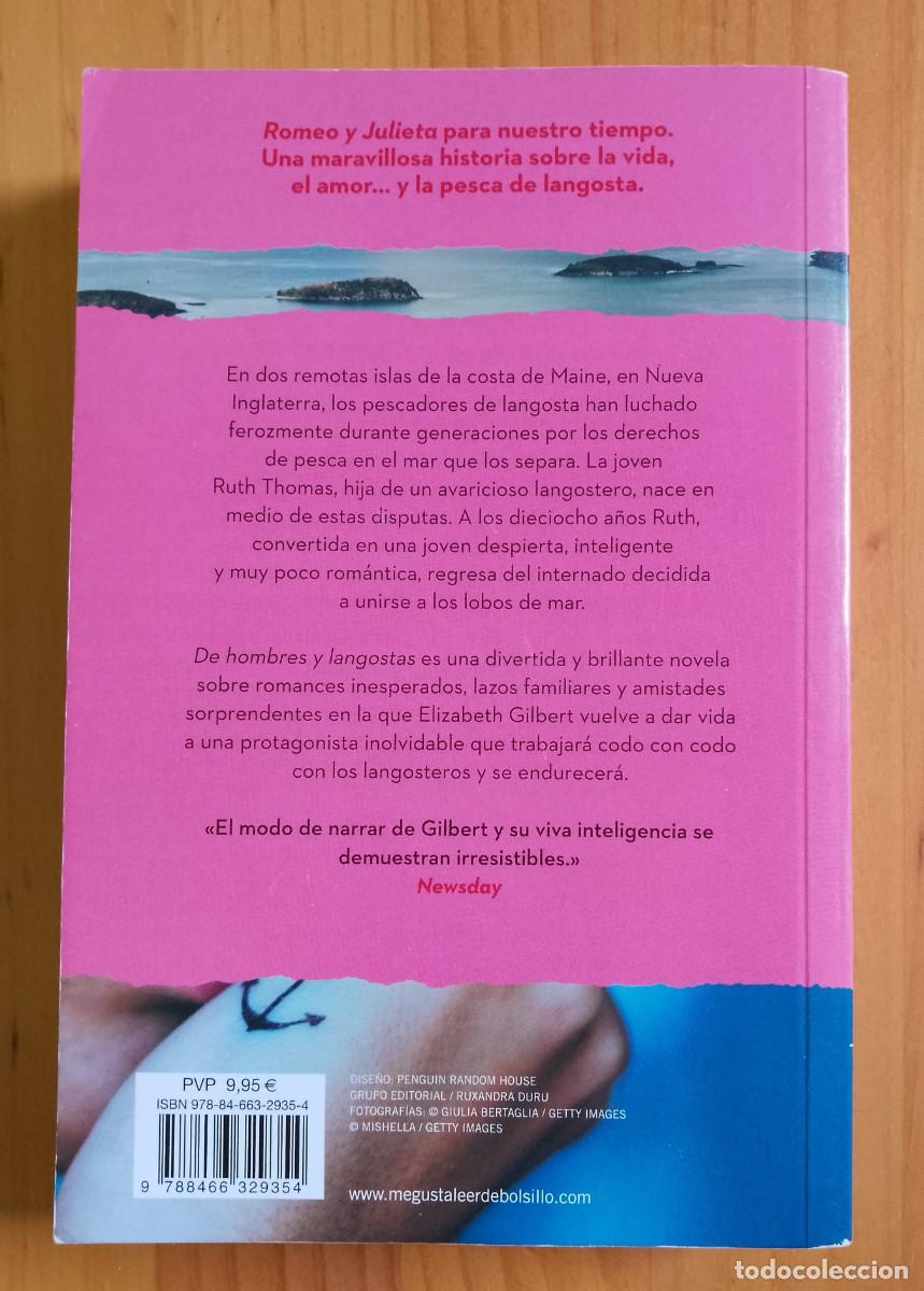 Libros: DE HOMBRES Y LANGOSTAS - ELIZABETH GILBERT - Foto 2