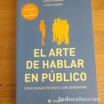 Libros: El arte de hablar en p&uacute;blico- 9788478715077