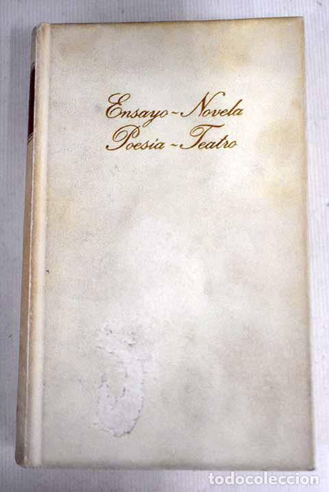 Libros: Ensayos, novela, teatro, poes&iacute;a.- Unamuno, Miguel de