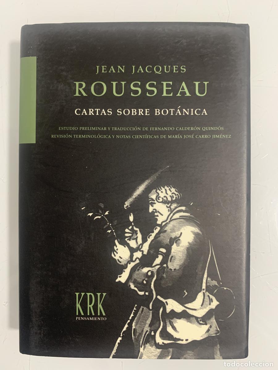 Libros: CARTAS SOBRE BOT&Aacute;NICA - Jean Jacques Rousseau