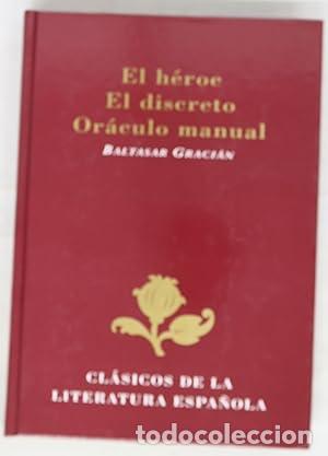 Libros: El h&eacute;roe. El discreto. Or&aacute;culo manual - Foto 1