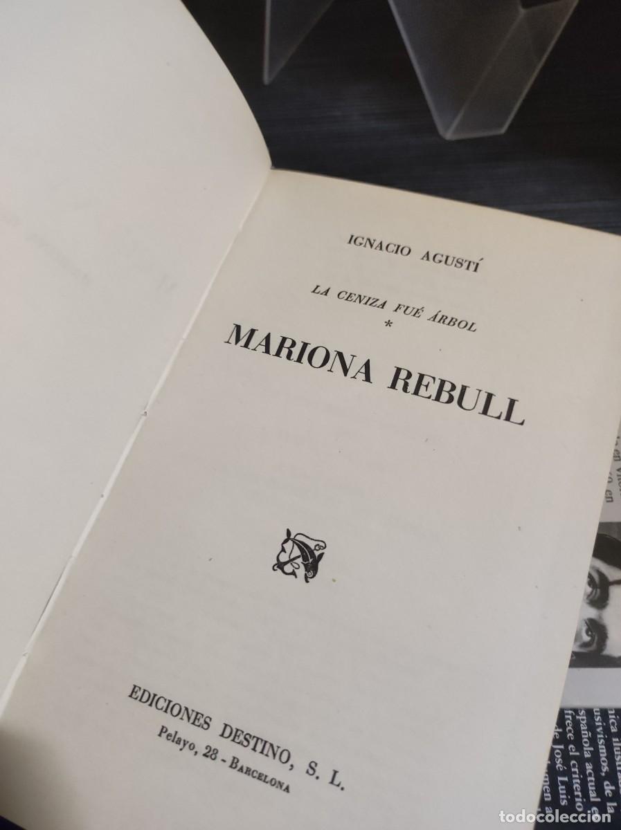 Libros: Mariona Rebull Ignacio Agust&iacute; Ediciones Destino - Foto 2
