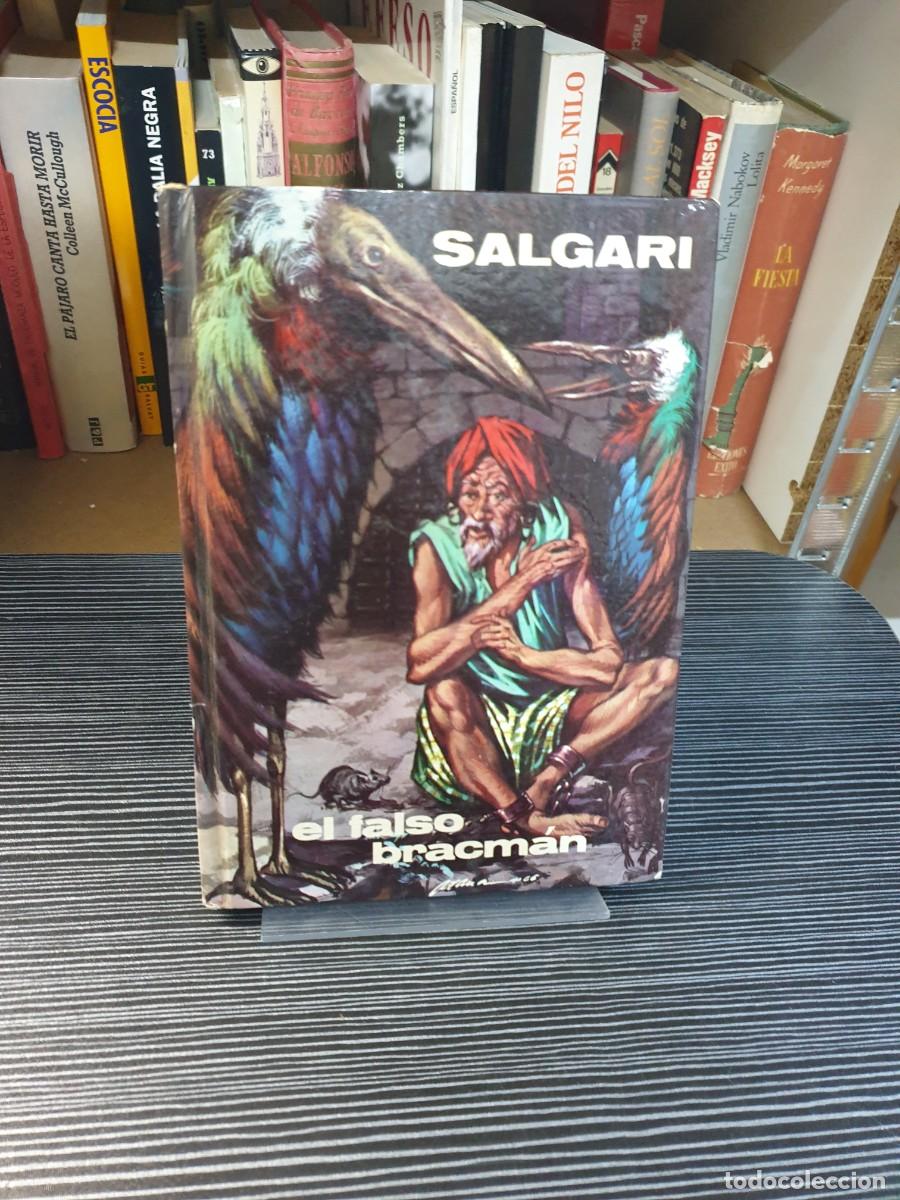 Libros: El falso bracm&aacute;n Emilio Salgari - Foto 1