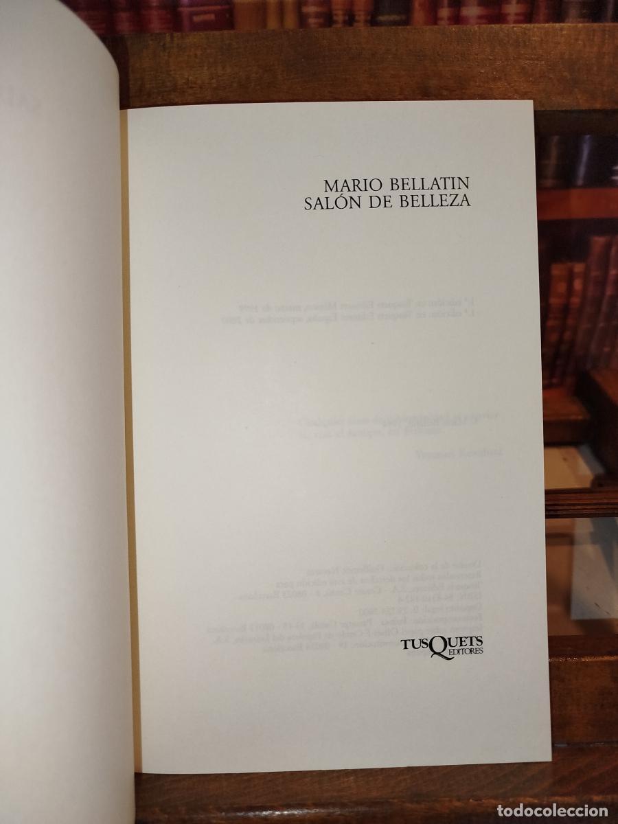Libros: Sal&oacute;n de belleza - Bellatin, Mario - Foto 4