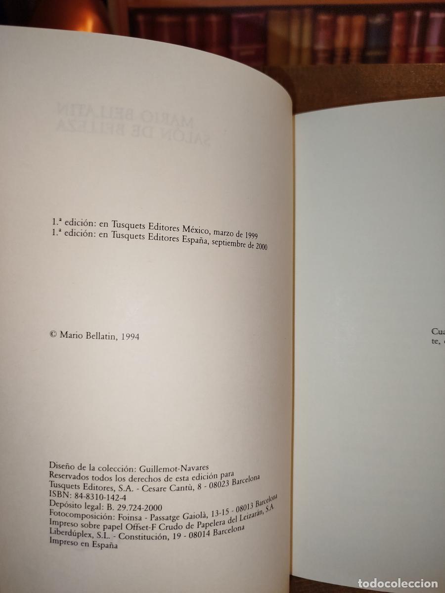 Libros: Sal&oacute;n de belleza - Bellatin, Mario - Foto 5