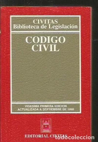 Libros: C&oacute;digo Civil- 9788447010813 - Foto 1