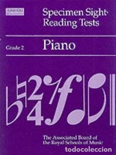 books: Specimen Sight-reading Tests: Grade 2: Piano- 9781854727671