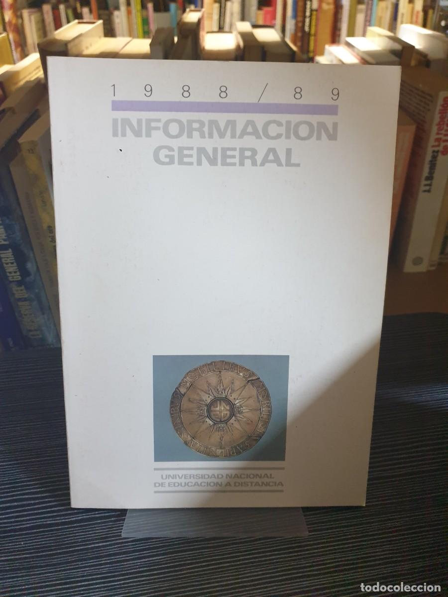Libros: Informaci&oacute;n General 1988/89 UNED - Foto 1