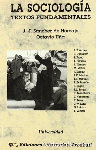 Libros: La sociolog&iacute;a - Textos fundamentales - Foto 1